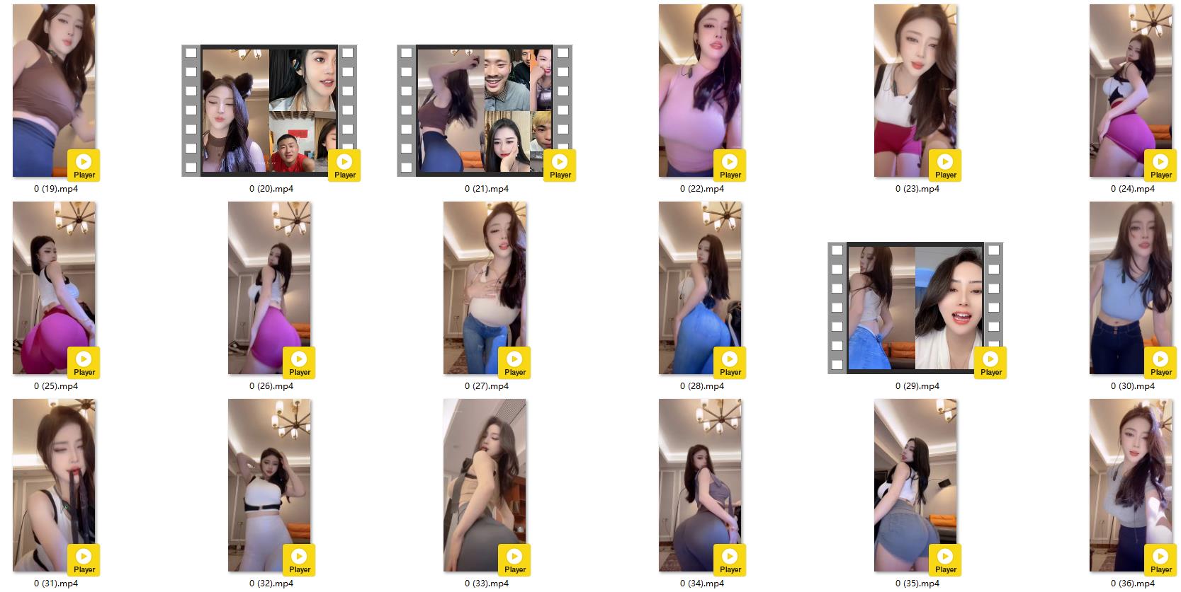 快手第一美臀 – 希希酱紫 凹凸户型半透紧身裤刺激热舞资源[53V-1.83G]