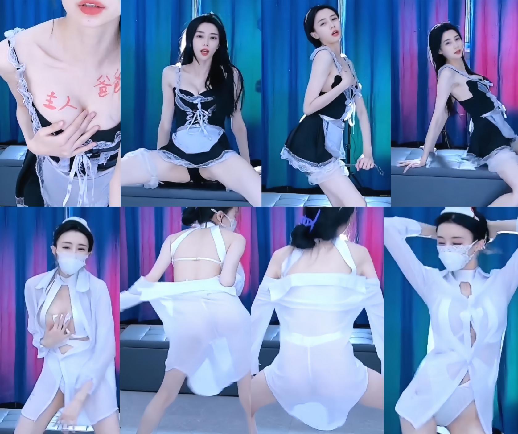 网易CC主播 – 白妖妖 土豪千元定制黑白双版热舞资源[2V-1.03G]