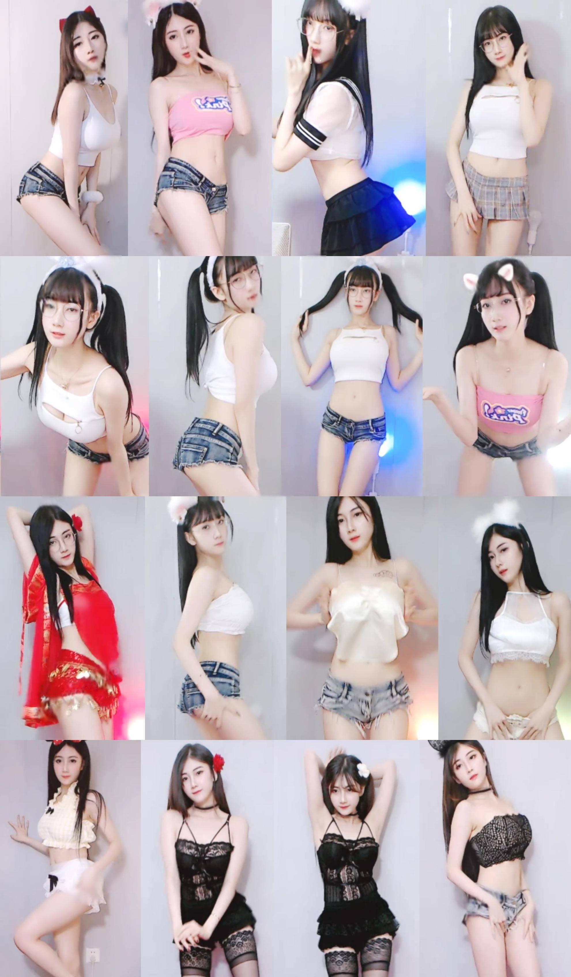 斗鱼嫩妹主播【lv茶妹妹i】 跳舞视频精选资源[45V-4.6G]