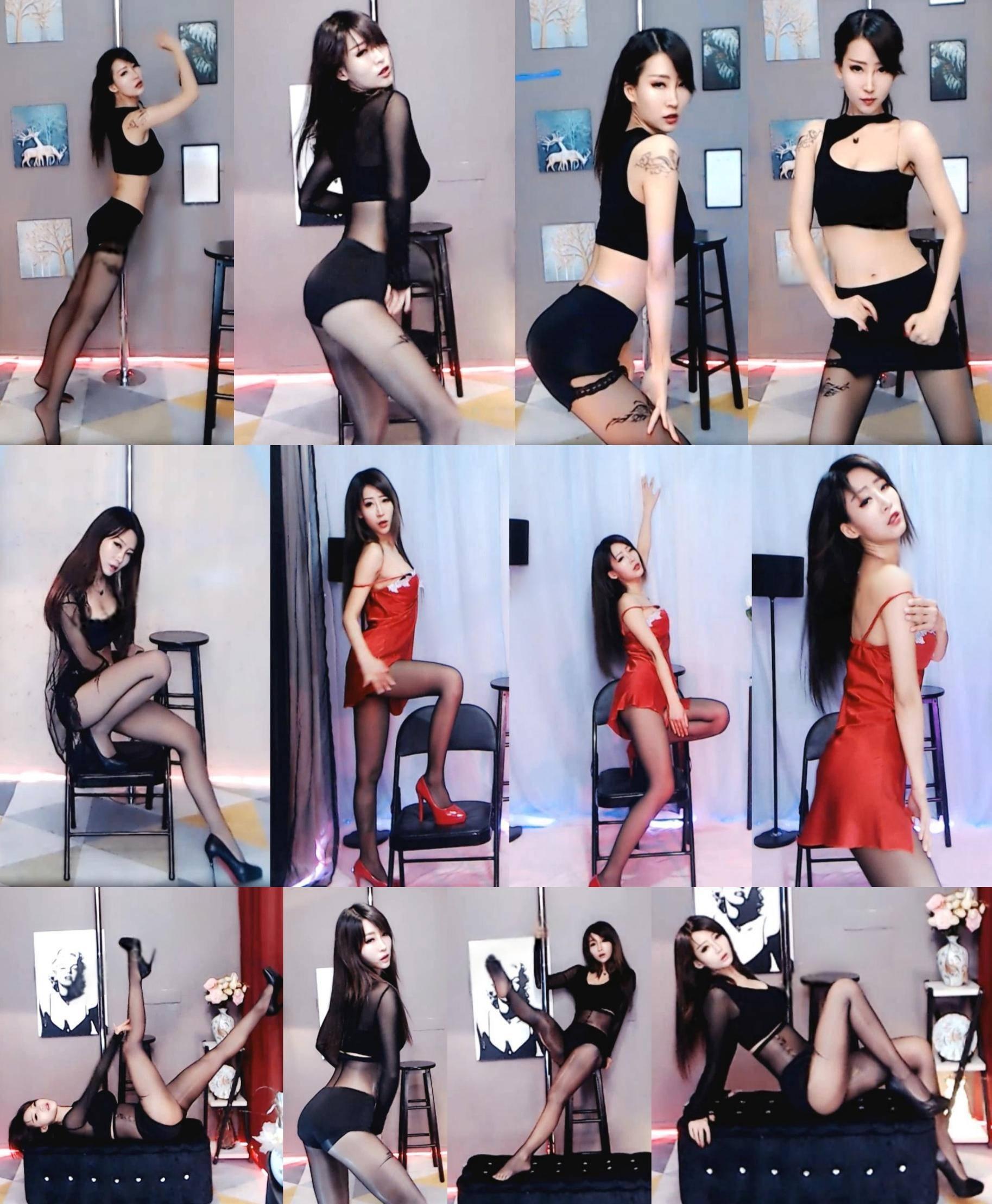 【斗鱼主播】伊娃月Evayue 熊猫时期千元定制热舞视频合集资源[17V-3.4G]