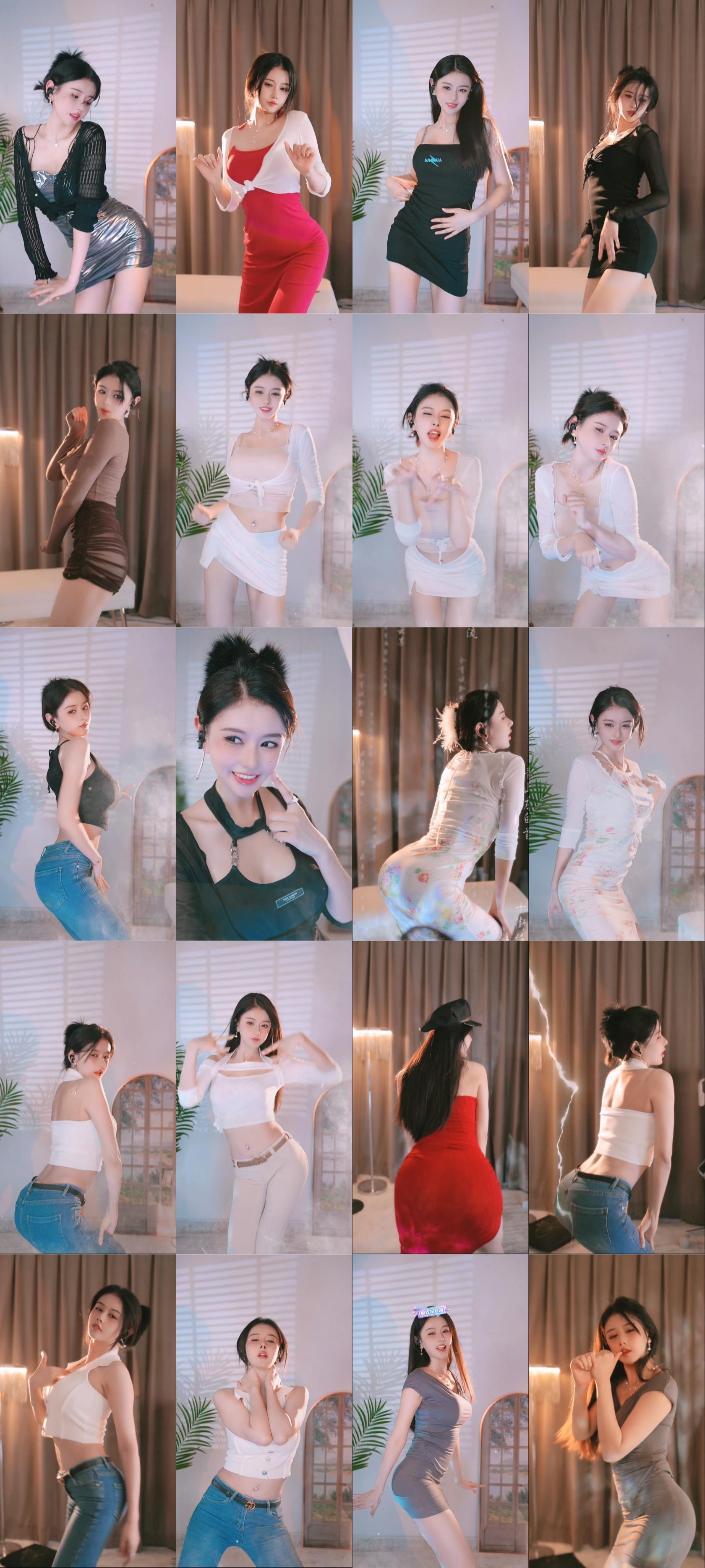 【抖音直播】24K小金条 绝美主播跳舞视频合集资源[30V-4.06G]