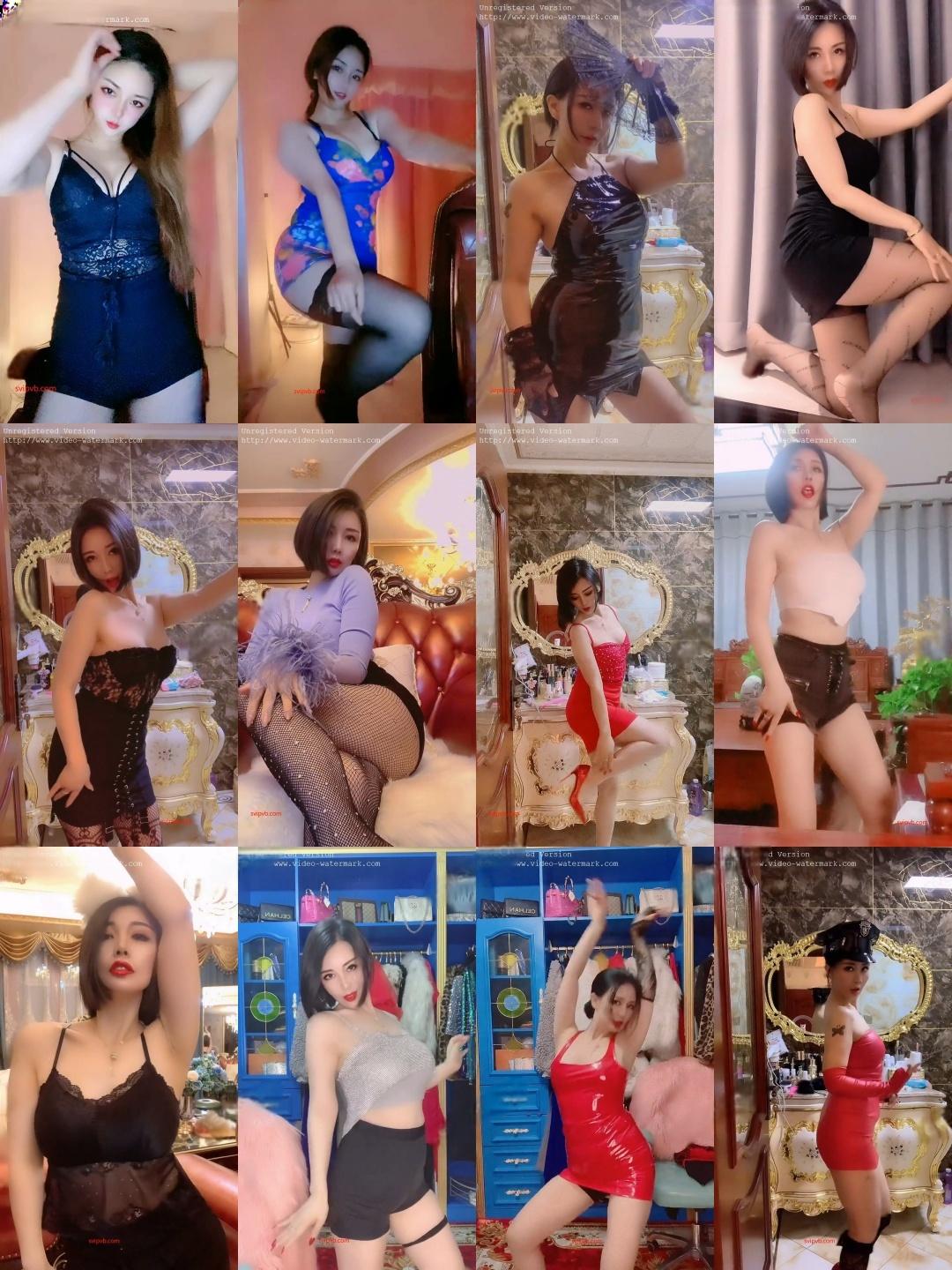 快手主播芒果味的一天&库里丝热舞合集资源[15V-325M]