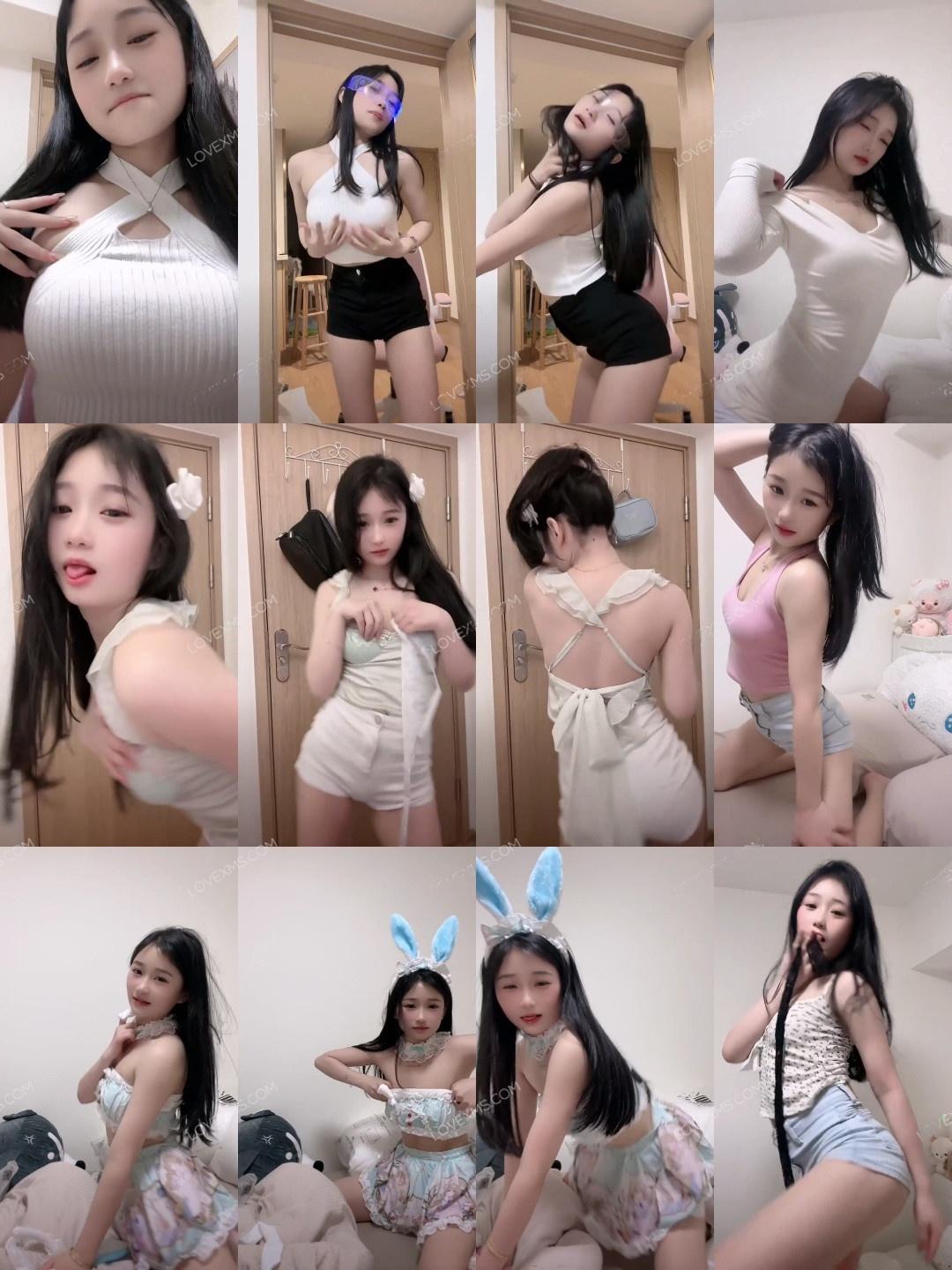 【快手】巴点丫 清纯脸庞反差十足主播直播骚舞集资源[12V-1.3G]