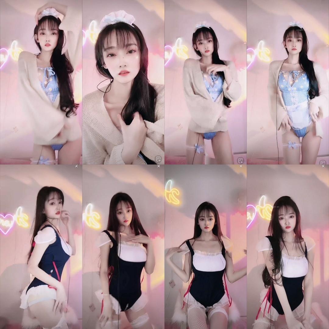 抖音主播 – 冰淇淋 直播死库水套装整活热舞资源[2V-300M]