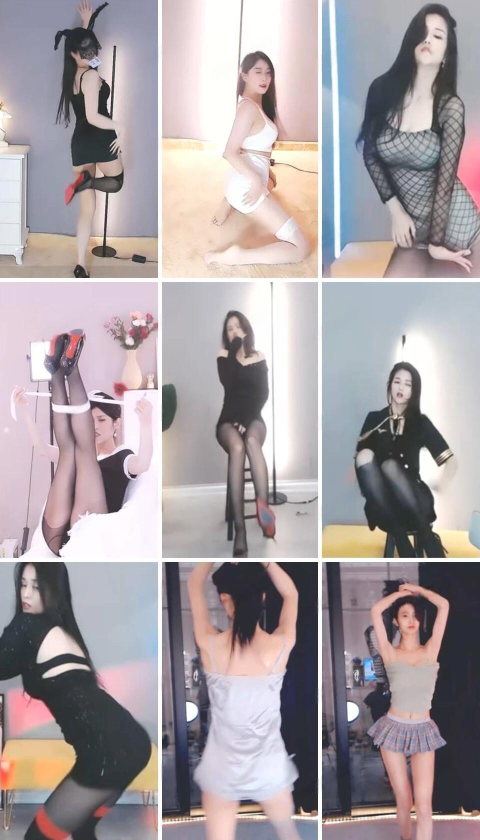 虎牙主播 – 柠檬精 楼兰 胖丁儿 钟意小肥七 四位极品主播定制热舞合集资源[27V-3.73G]