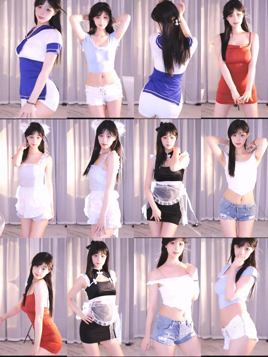 【虎牙】BBQ-心心 星秀 直播热舞合集资源[36V-7.22G]