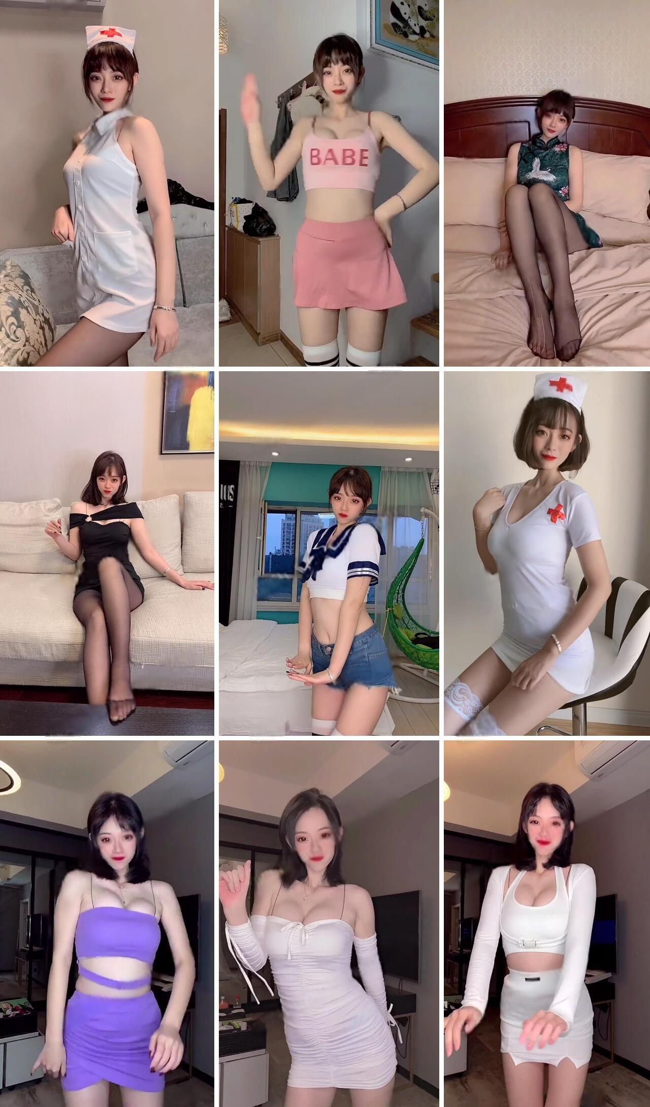 【快手】你的小李老师 抖胸诱惑视频合集资源[180V-1.35G]