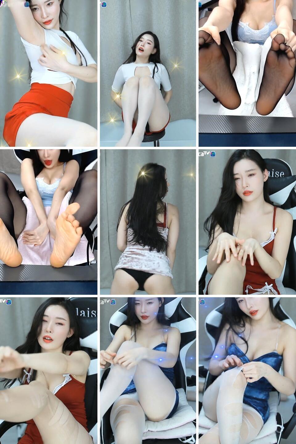 韩国主播 – 酸酸 AfreecaTV 19+丝足热舞合集资源[75V-12G]