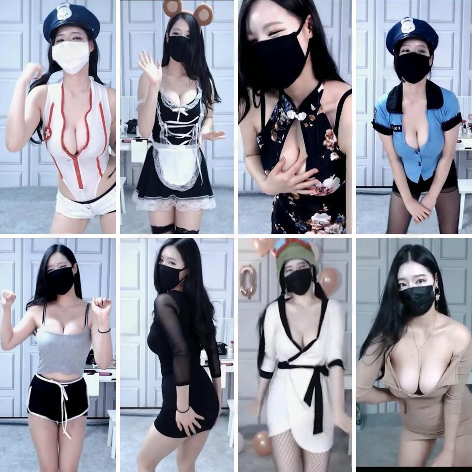 韩国主播 – 高银星 AfreecaTV甩胸热舞视频资源[57V-9.63G]