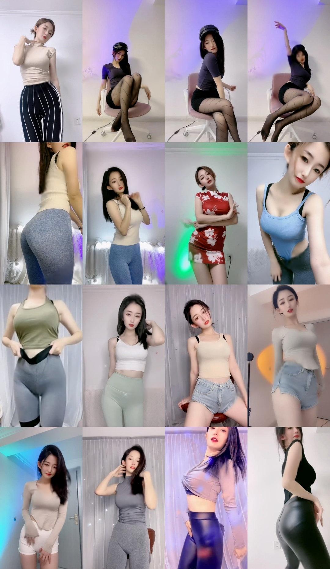 快手主播 – 小爽爽 热舞！紧身装 瑜伽裤 皮裤勒缝骆驼指资源[101V-3.01G]