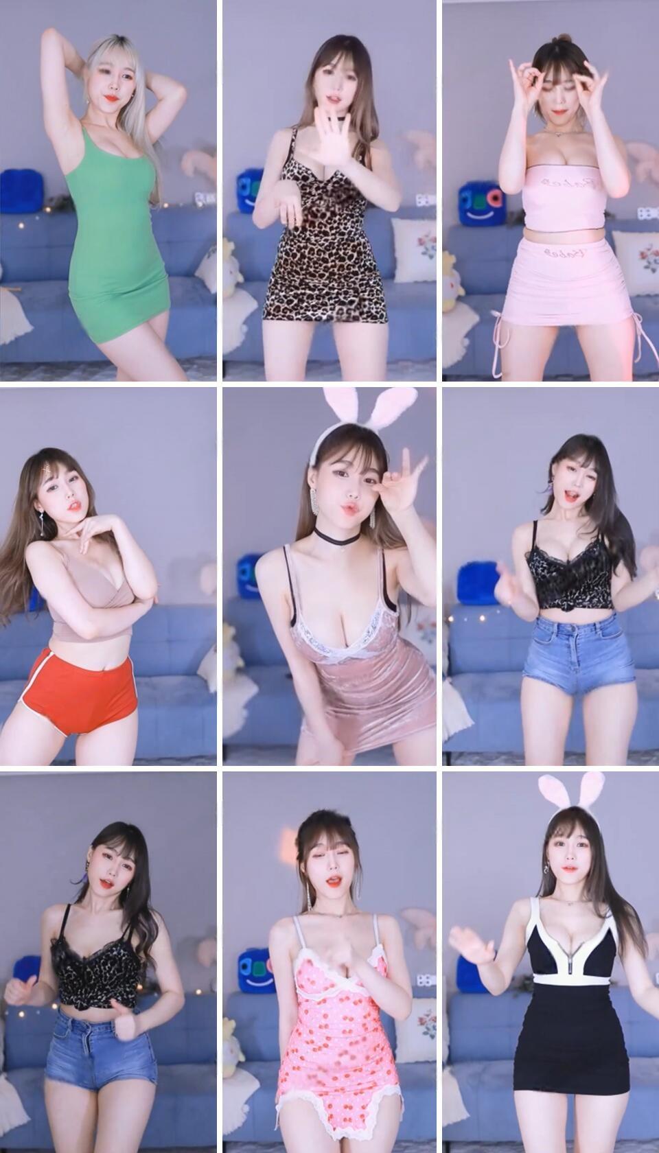 韩国主播 – 孝卡（BJ??）热舞乳摇精选剪辑资源[3V-3.57G]