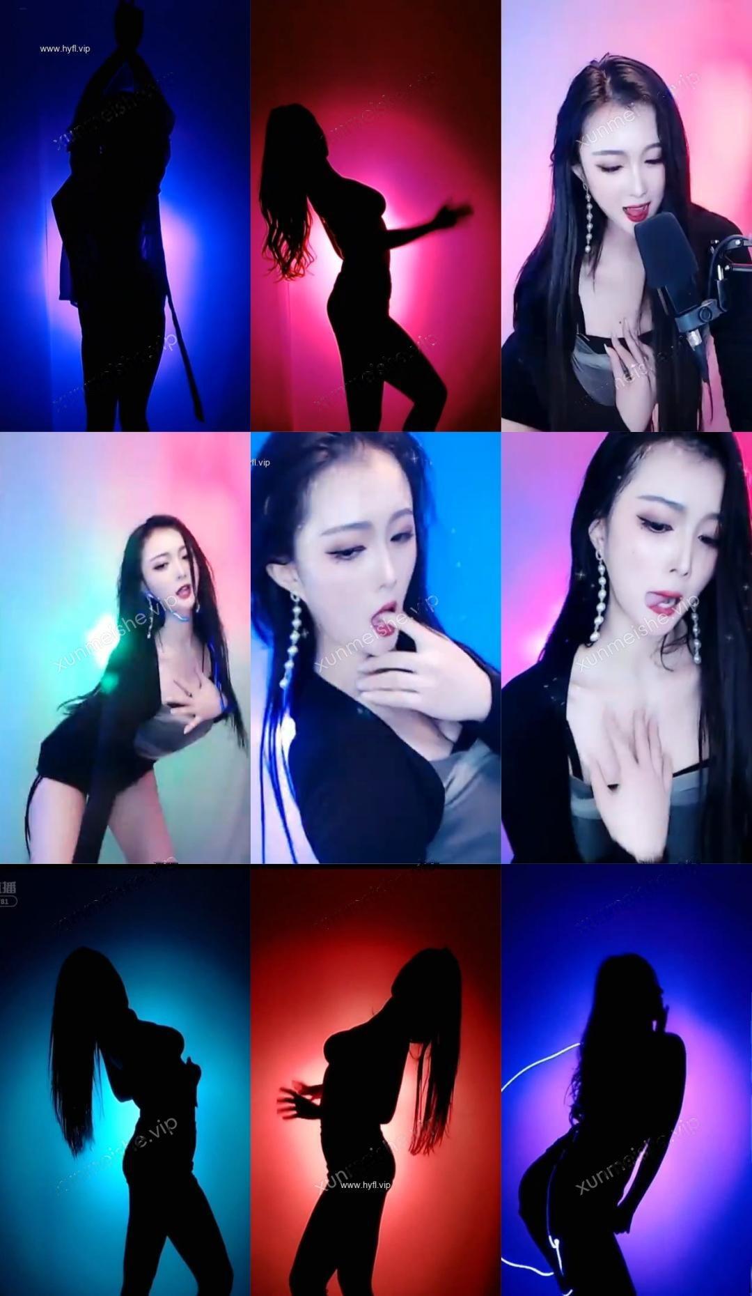 虎牙主播 – 顾七Amy 定制影子舞视频资源[7V-345M]