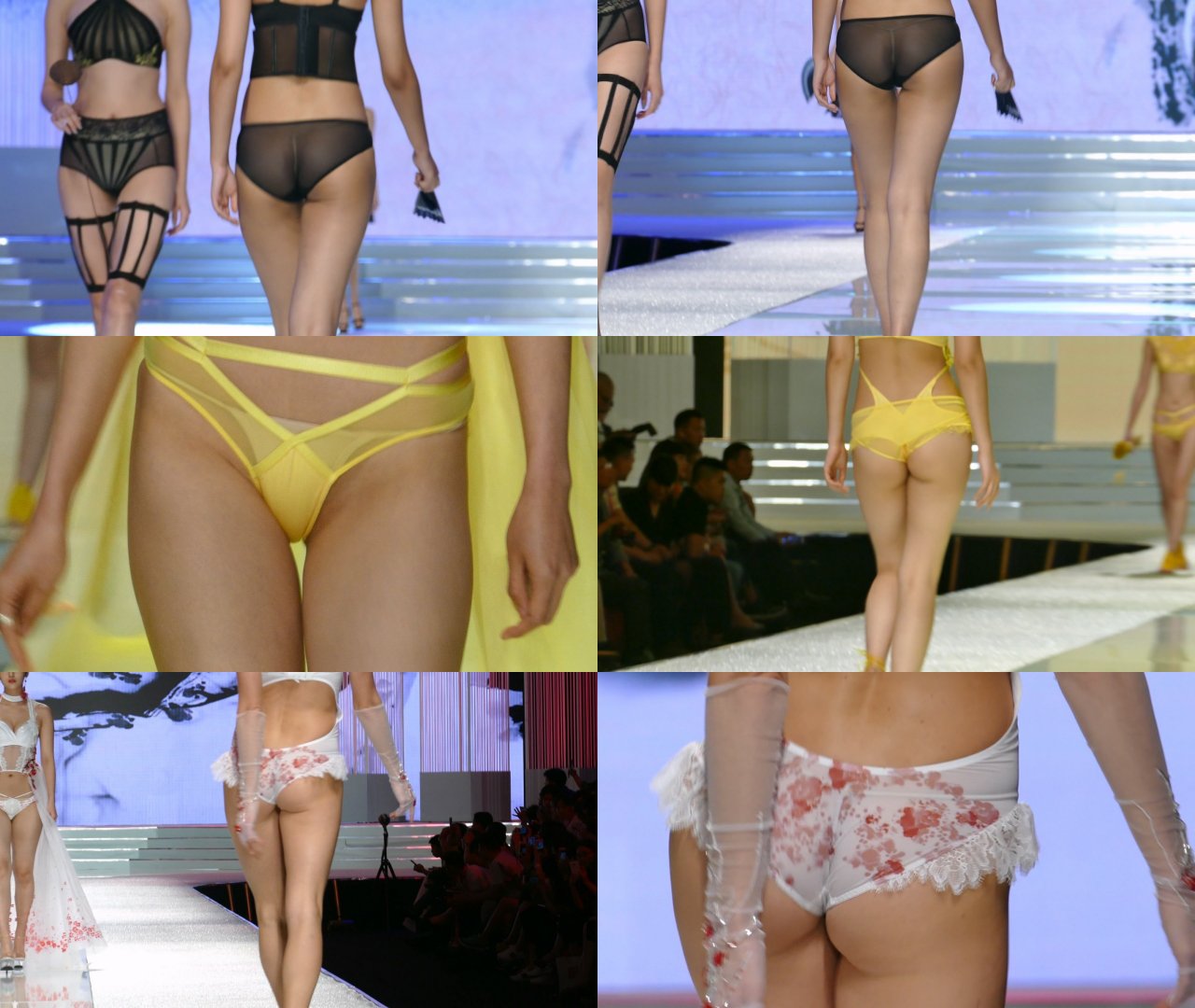 舒服的臀！深圳内衣展内衣秀上集丁字特写篇上资源[1.61G]