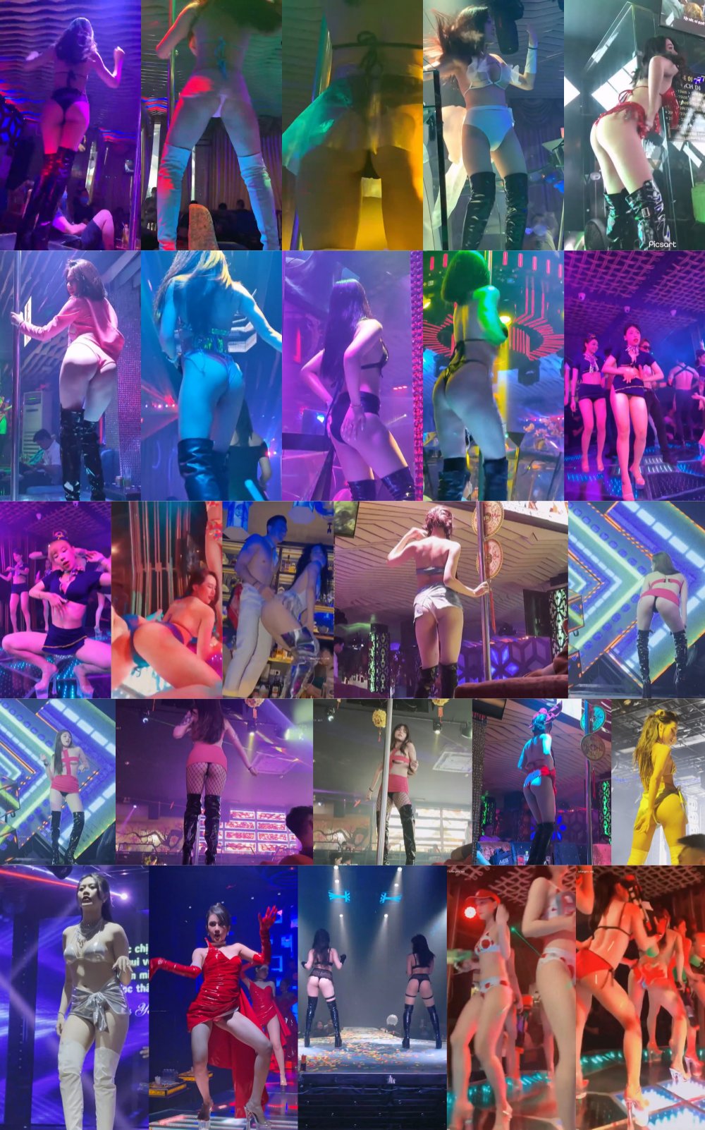 339段刺激视频越南夜店专拍下半身热辣现场资源[59.5G]