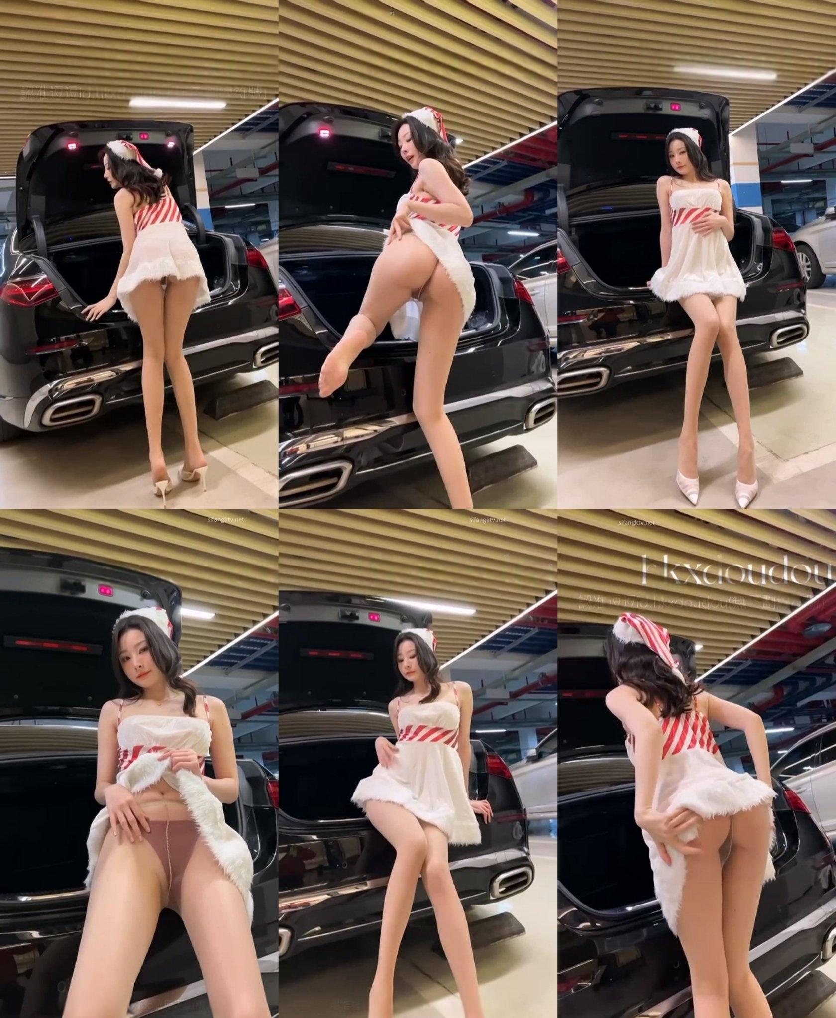 秀人网【是小逗逗】圣诞礼物长腿模特地库私拍资源[290M]