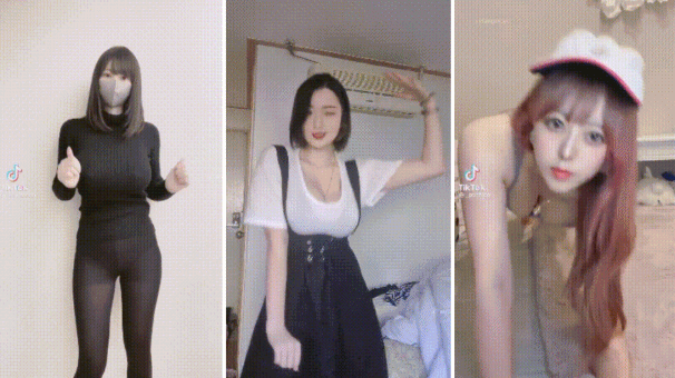 国际版抖音Tik Tok众多美女抖奶热舞短视频精选300V合集资源[572M]