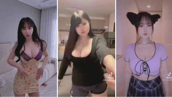 国际版抖音Tik Tok众多美女抖奶热舞短视频精选300V合集资源[572M]