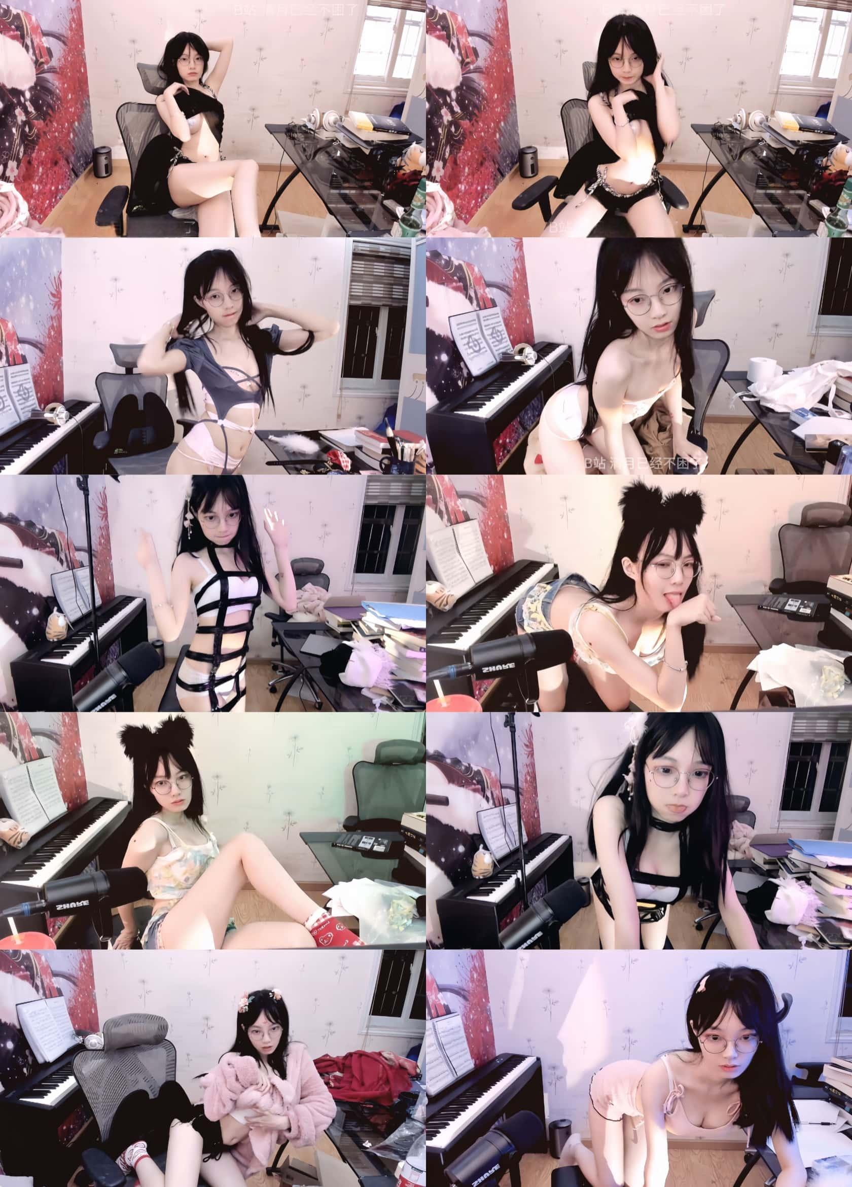 B站 – 清月已经不困了 付费定制福利第四弹资源[22V-1.52G]