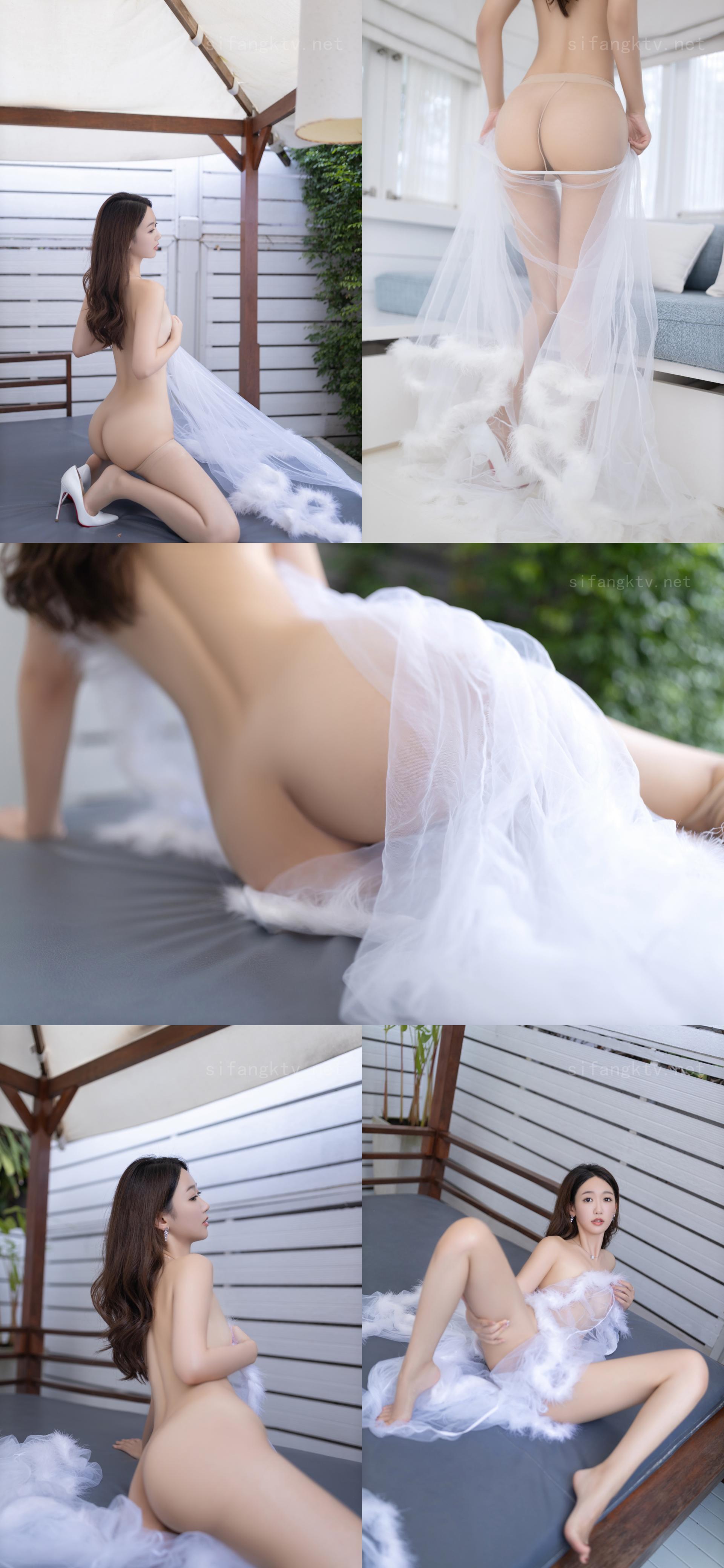 嫩模【唐安琪】蕾丝白纱顶级私拍含配套写真资源[1V+80P-1.09G]