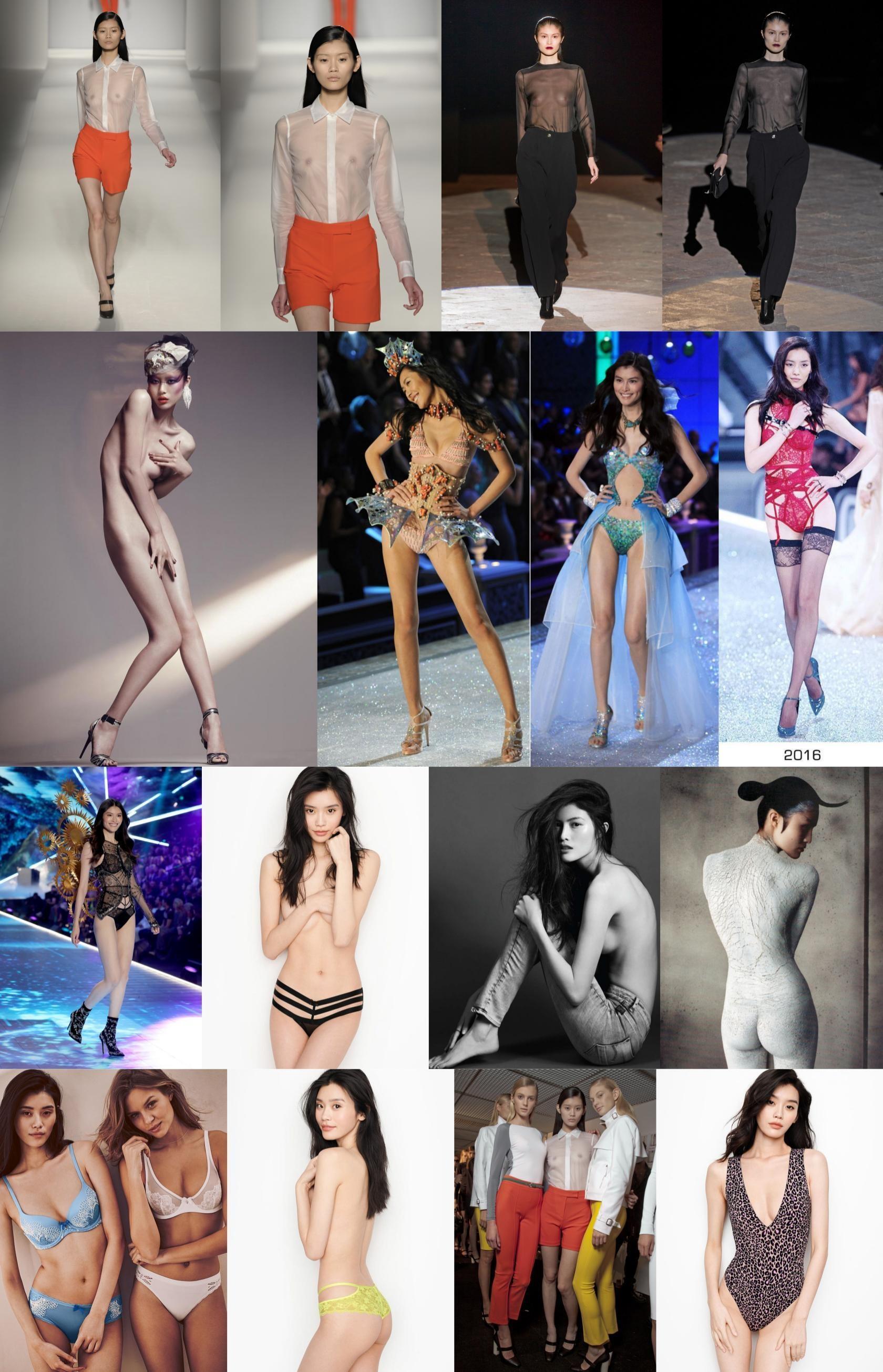 香奈儿早春专场 国内三大维密模特奚梦瑶、刘雯、何穗领衔透视走秀资源[6V+598P-1.57G]