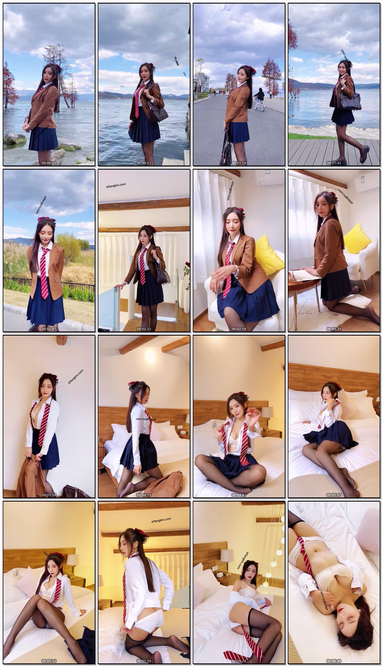 秀人网【王馨瑶】红色和服+黑色情趣+超给力睡衣+JK麻衣制服+蓝色JK短裙五部私拍定制资源[4.03G]