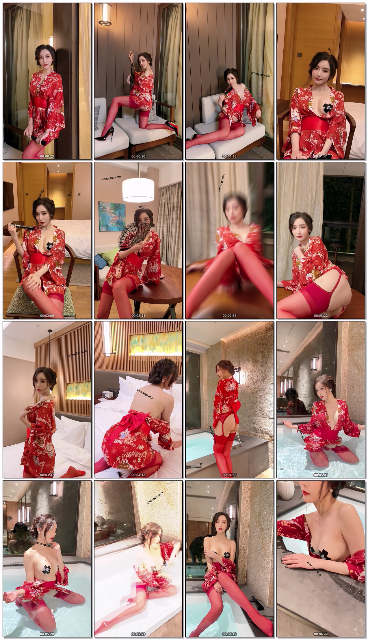 秀人网【王馨瑶】红色和服+黑色情趣+超给力睡衣+JK麻衣制服+蓝色JK短裙五部私拍定制资源[4.03G]