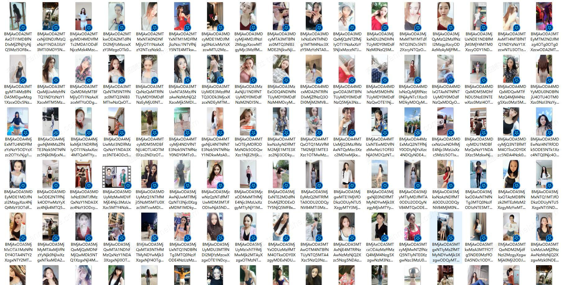 抖音快手历年呕心整理 – 一万三千多部快手抖音美女短视频超大合集 资源[45G]