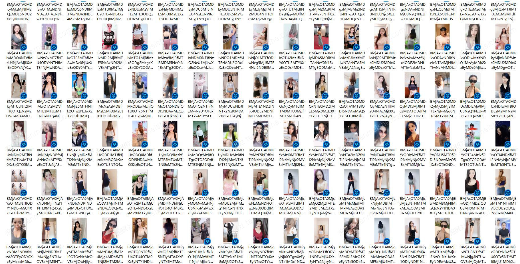 抖音快手历年呕心整理 – 一万三千多部快手抖音美女短视频超大合集 资源[45G]