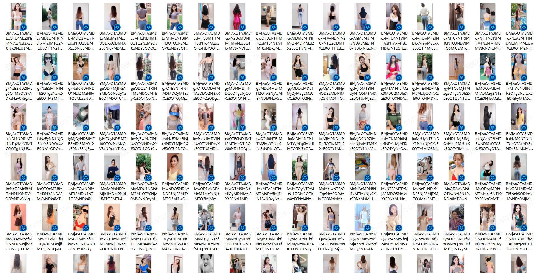 抖音快手历年呕心整理 – 一万三千多部快手抖音美女短视频超大合集 资源[45G]