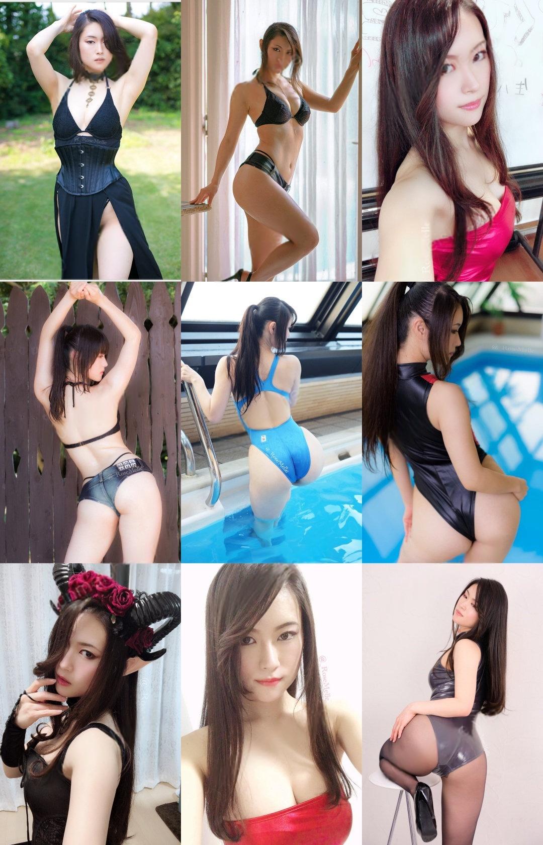 【视图包】推特 @RoseMelle 图包视频合集 资源[2261P+249V-1.15G]