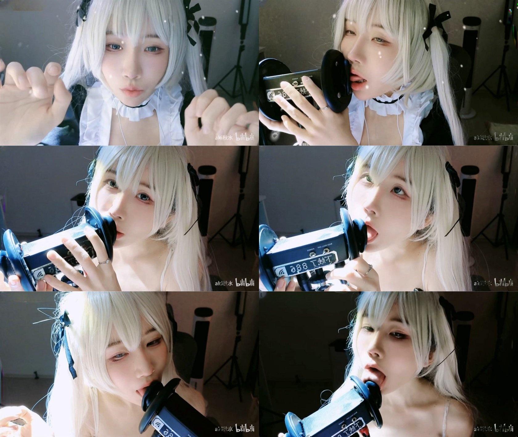 【aki秋水】你喜欢女仆穹妹还是睡衣ASMR视频资源[162M]