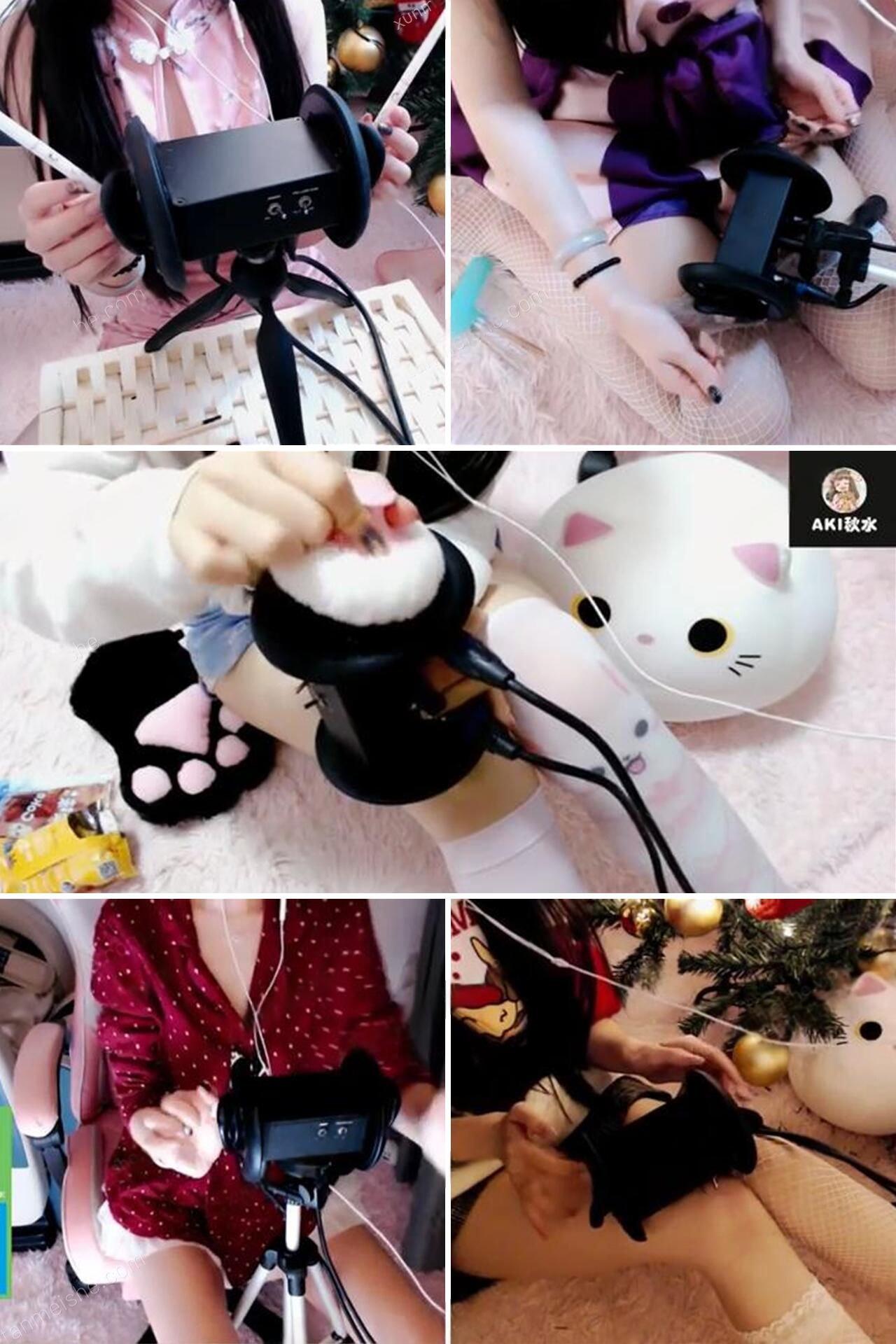 aki秋水 – ASMR助眠音频+视频合集资源[4.78G]