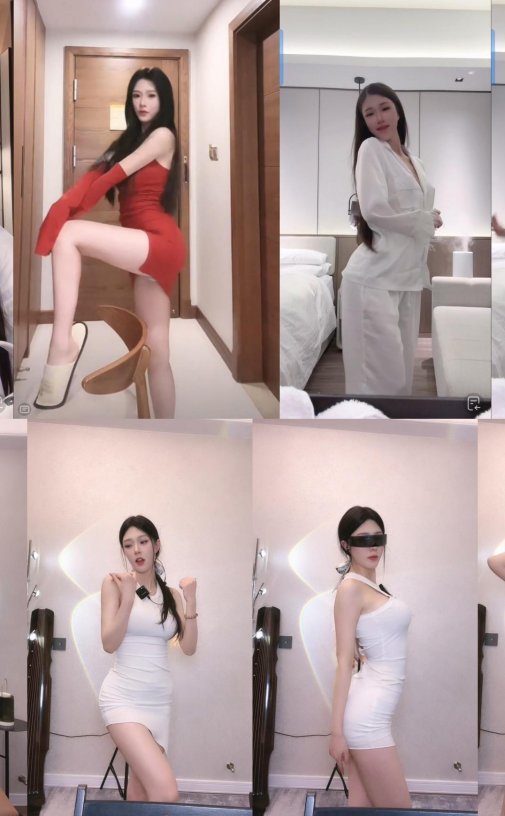 抖音高颜值富家女 – 真空透视闪现凸点等直播热舞剪辑资源[12V-1.23G]