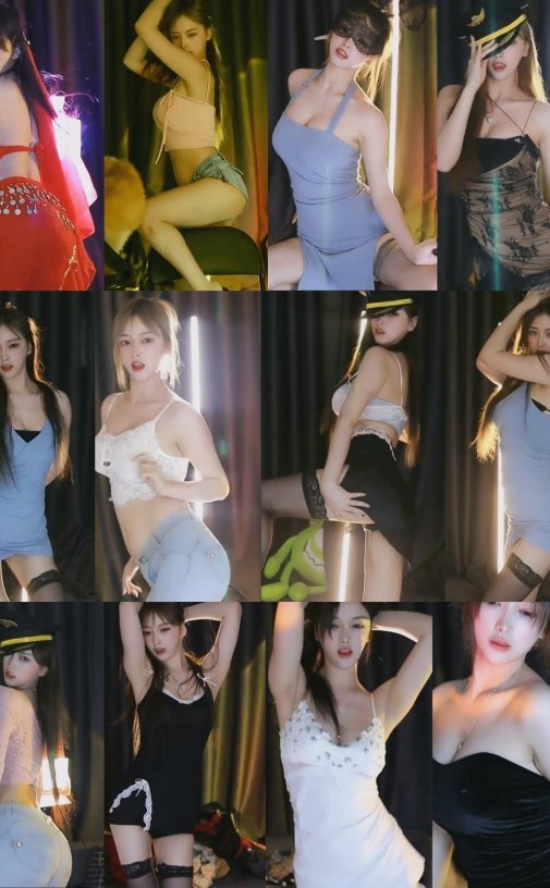 斗鱼主播经典回顾【月薇薇吖】20年直播热舞精选资源[67V-3.32G]