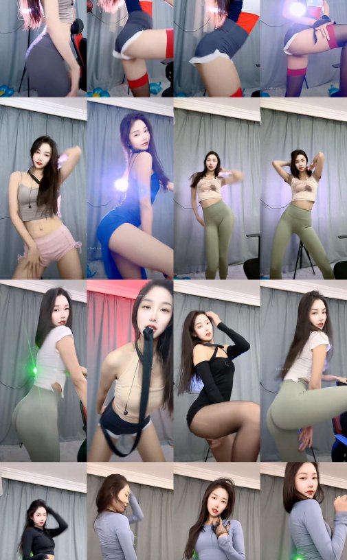 快手网红 – 小甜甜 直播紧身裤美臀抖臀热舞剪辑资源[58V-2.37G]