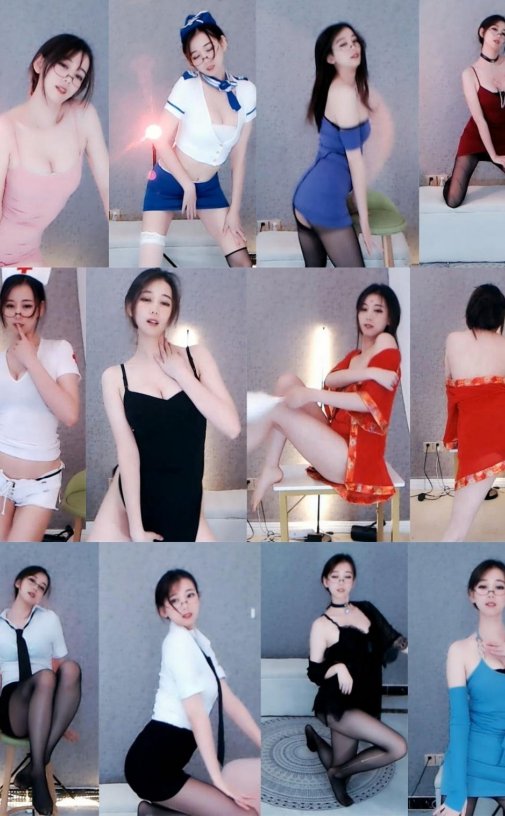 【斗鱼主播】阿秋 瘦高嫩肤小姐姐定制热舞视频合集资源[31V-4.37G]