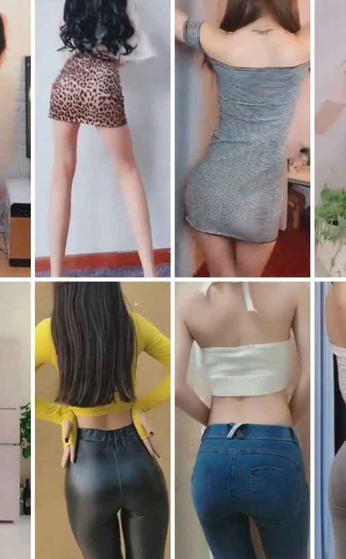 【抖音&快手】电臀扭胯后背摇 三倍快乐剪辑合集资源[14V-9.05G]