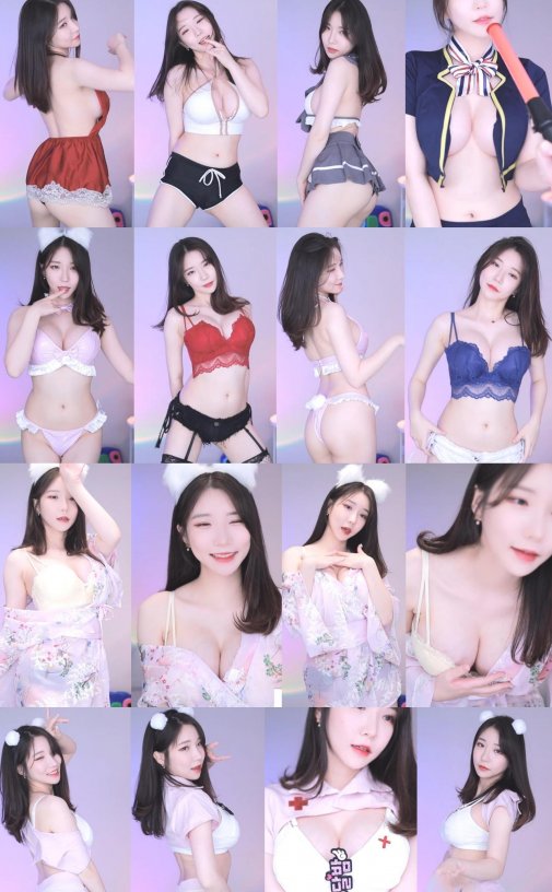 韩国主播-闵智友 AfreecaTV直播热舞视频合集资源[56V-14.8G]