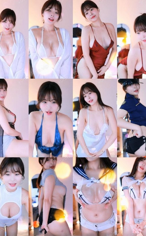 【AfreecaTV】韩国主播 李允 直播精选热舞资源[37V- 9G]