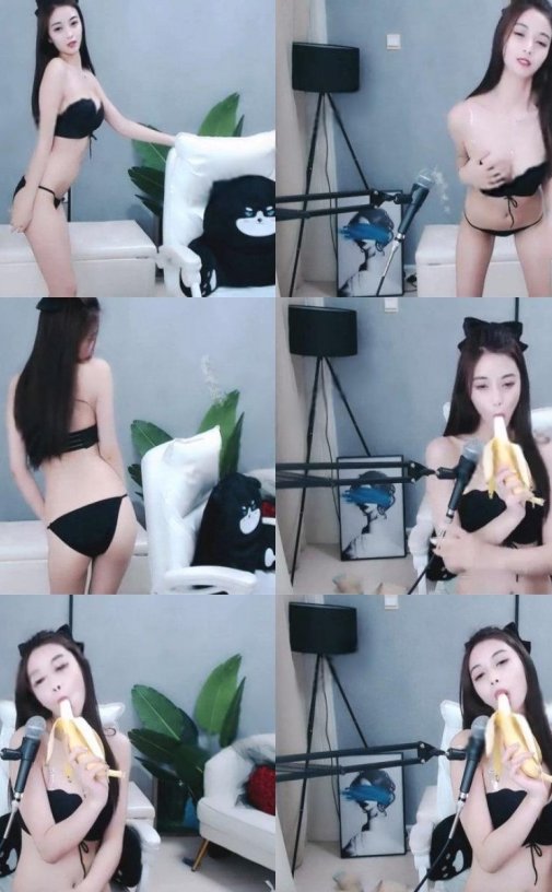 斗鱼主播 – 抱走二哈 土豪定制比基尼吃蕉资源[39.8M]