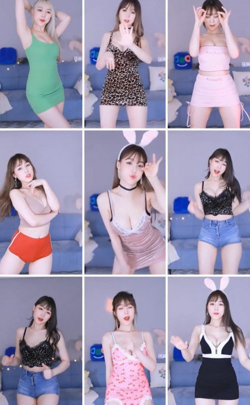 韩国主播 – 孝卡（BJ??）热舞乳摇精选剪辑资源[3V-3.57G]