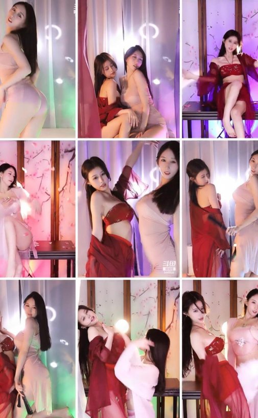 斗鱼主播 – 三岁伊 小小玉酱 珍藏版双人古装舞资源[4V-523M]