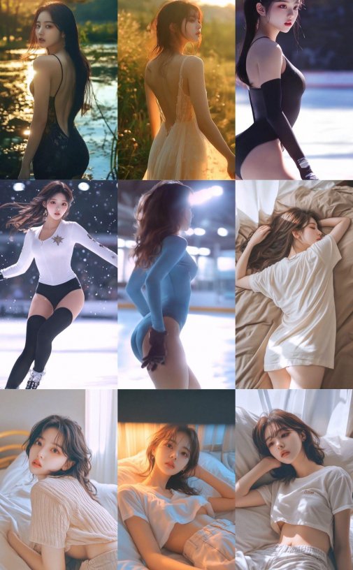 【AI视频】AI lookbook AI girl video 美女视频第二弹资源[15V-2.39G]