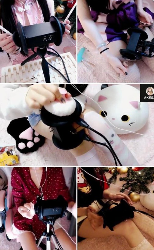 aki秋水 – ASMR助眠音频+视频合集资源[4.78G]