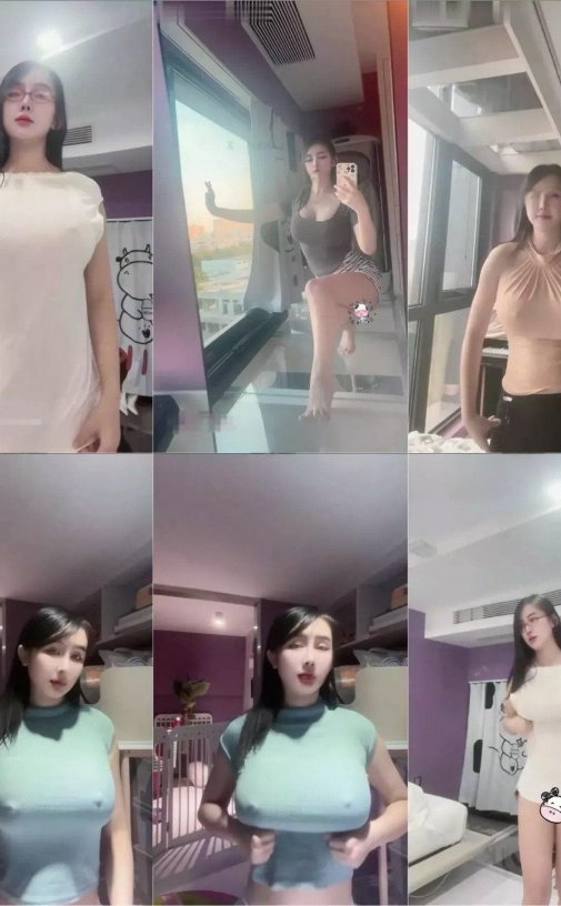 抖音40万粉丝 冰泉女神️ G罩巨RU无罩凸点抖胸舞资源[59V-299M]