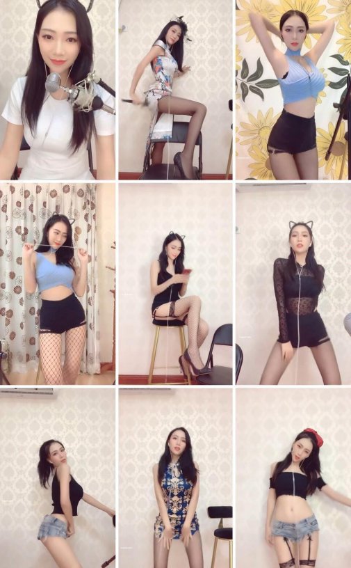 花椒浅浅 俊俏主播直播间热舞合集资源[111V-2.75G]